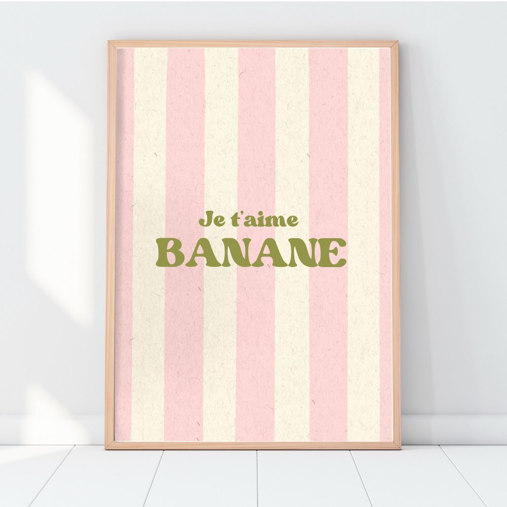 Je t’aime banane 